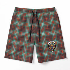 Scott Brown Ancient Tartan Crest Men's Beach Shorts
