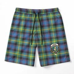 Watson Ancient Tartan Crest Men's Beach Shorts
