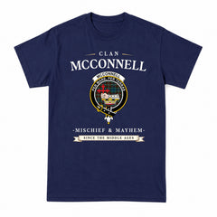 McConnell Tartan Crest Mischief and Mayhem T-shirt