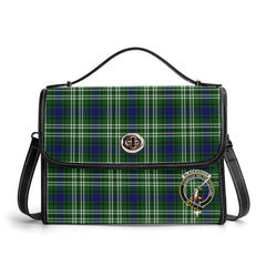 Blackadder Tartan Crest Satchel Bag