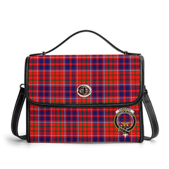 Cameron of Lochiel Modern Tartan Crest Satchel Bag