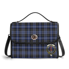 Clark Modern Tartan Crest Satchel Bag