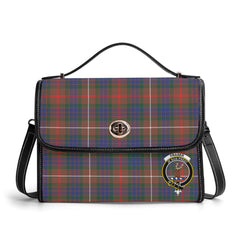 Fraser (of Lovat) Hunting Modern Tartan Crest Satchel Bag