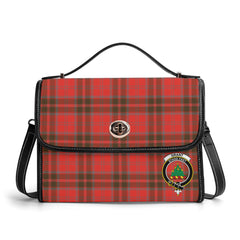 Grant Weathered Tartan Crest Satchel Bag