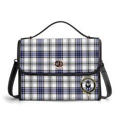 Hannay Modern Tartan Crest Satchel Bag