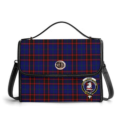 Home Modern Tartan Crest Satchel Bag