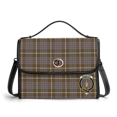 MacIntyre Hunting Weathered Tartan Crest Satchel Bag