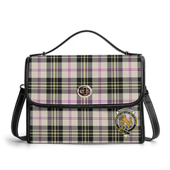 MacPherson Dress Ancient Tartan Crest Satchel Bag