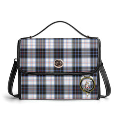 MacRae Dress Modern Tartan Crest Satchel Bag