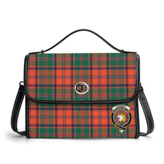 Stewart of Appin Ancient Tartan Crest Satchel Bag