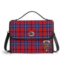 Wishart Dress Tartan Crest Satchel Bag