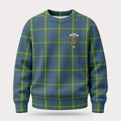Clelland Tartan Crest Sweater
