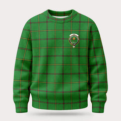 Don Tartan Crest Sweater