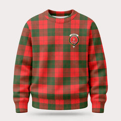 Erskine Modern Tartan Crest Sweater