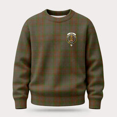 Gray Tartan Crest Sweater