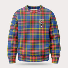 McBeth Modern Tartan Crest Sweater