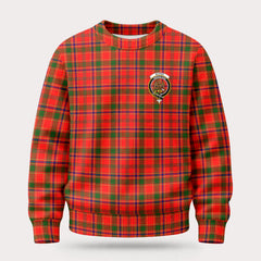 Munro Modern Tartan Crest Sweater