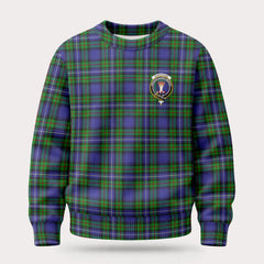 Robertson Hunting Modern Tartan Crest Sweater