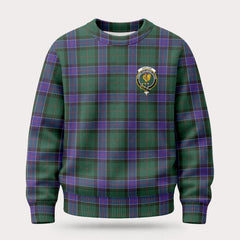 Sinclair Hunting Modern Tartan Crest Sweater