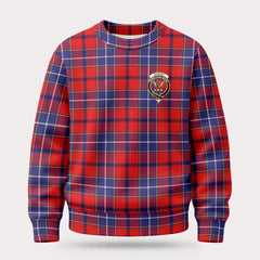 Wishart Dress Tartan Crest Sweater