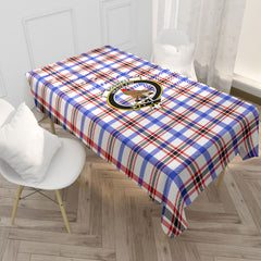 Boswell Modern Tartan Crest Tablecloth