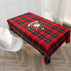 Ruthven Modern Tartan Crest Tablecloth
