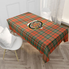 Scott Ancient Tartan Crest Tablecloth