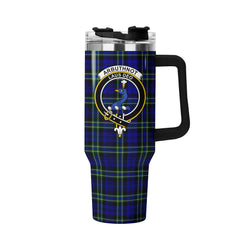 Arbuthnot Modern Tartan Crest 40 oz Insulated Tumbler with Handle