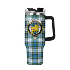 Campbell Dress Ancient Tartan Crest 40 oz Insulated Tumbler with Handle