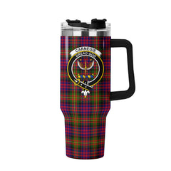 Carnegie Modern Tartan Crest 40 oz Insulated Tumbler with Handle