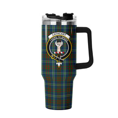 Cathcart Tartan Crest 40 oz Insulated Tumbler with Handle