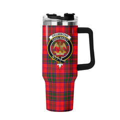Drummond Modern Tartan Crest 40 oz Insulated Tumbler with Handle