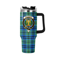 Falconer Tartan Crest 40 oz Insulated Tumbler with Handle