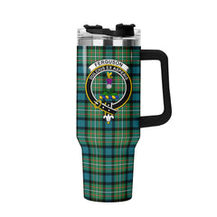 Ferguson Ancient Tartan Crest 40 oz Insulated Tumbler with Handle
