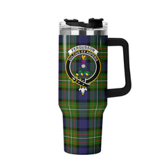 Fergusson Modern Tartan Crest 40 oz Insulated Tumbler with Handle