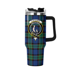 Fletcher Ancient Tartan Crest 40 oz Insulated Tumbler with Handle