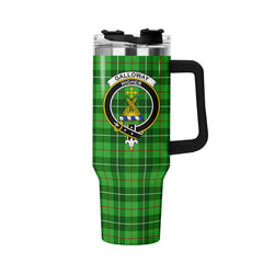 Galloway District Tartan Crest 40 oz Insulated Tumbler with Handle