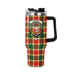 Gibson Tartan Crest 40 oz Insulated Tumbler with Handle