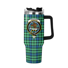Graham of Montrose Ancient Tartan Crest 40 oz Insulated Tumbler with Handle
