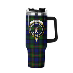 Gunn Modern Tartan Crest 40 oz Insulated Tumbler with Handle