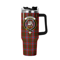 Harkness Dress Tartan Crest 40 oz Insulated Tumbler with Handle