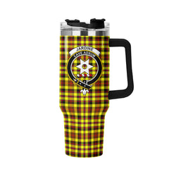 Jardine Tartan Crest 40 oz Insulated Tumbler with Handle