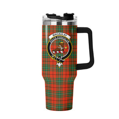 MacAulay Ancient Tartan Crest 40 oz Insulated Tumbler with Handle