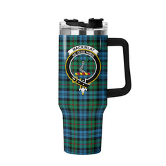 MacKinlay Ancient Tartan Crest 40 oz Insulated Tumbler with Handle