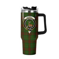 Maxwell Hunting Tartan Crest 40 oz Insulated Tumbler with Handle