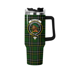McAlpine Modern Tartan Crest 40 oz Insulated Tumbler with Handle