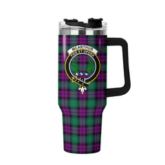 McArthur - Milton Tartan Crest 40 oz Insulated Tumbler with Handle