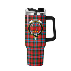 McDuff Modern Tartan Crest 40 oz Insulated Tumbler with Handle