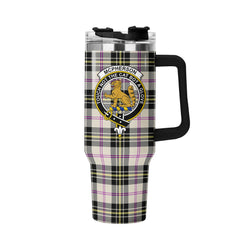 McPherson Dress Ancient Tartan Crest 40 oz Insulated Tumbler with Handle