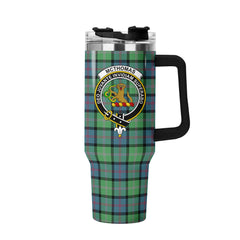 McThomas Ancient Tartan Crest 40 oz Insulated Tumbler with Handle